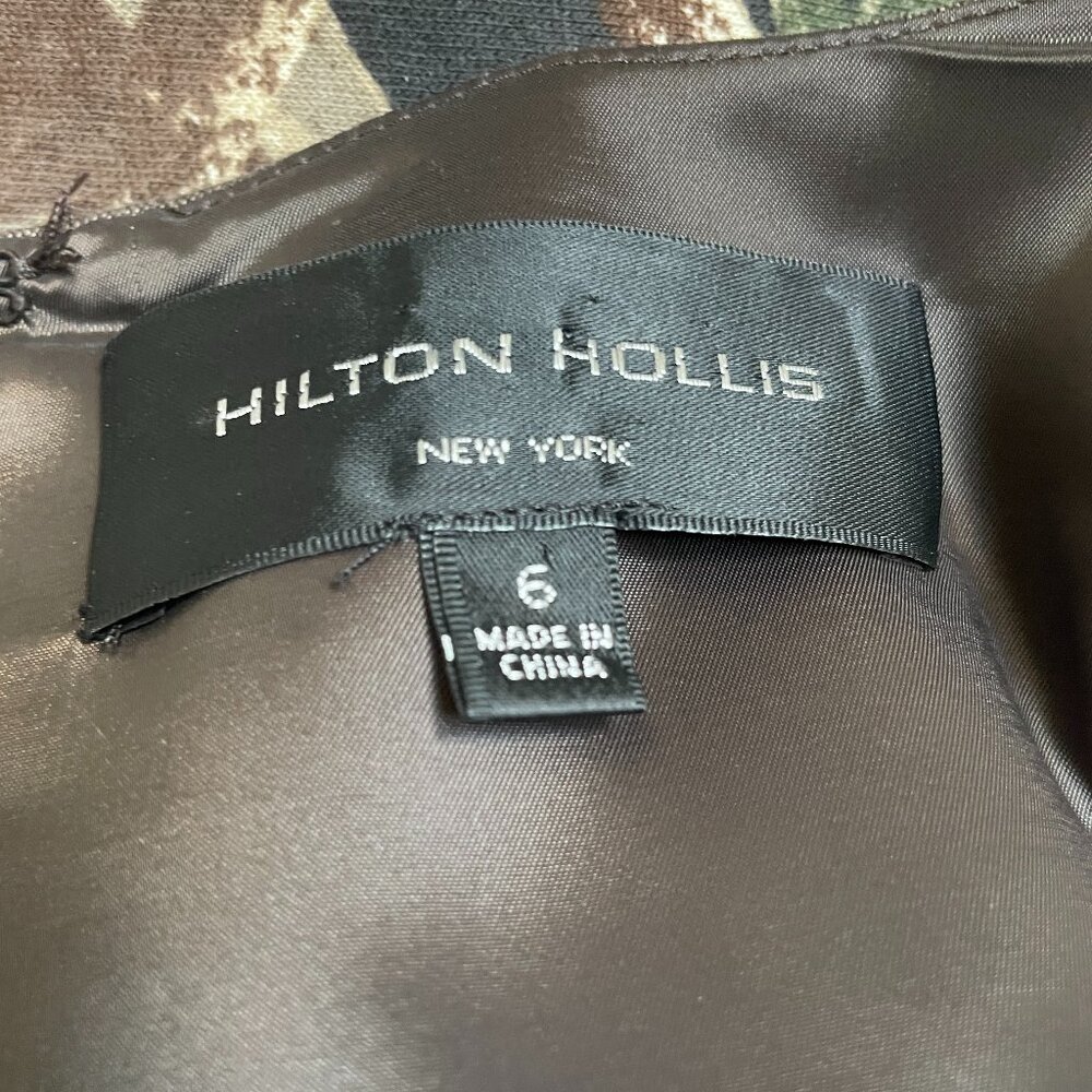 Hilton Hollis Sleeveless Sheath dress Cowal Neckline, Size 6 - Picture 9 of 11